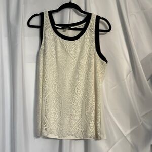 Tommy Hilfiger lace two layer blouse